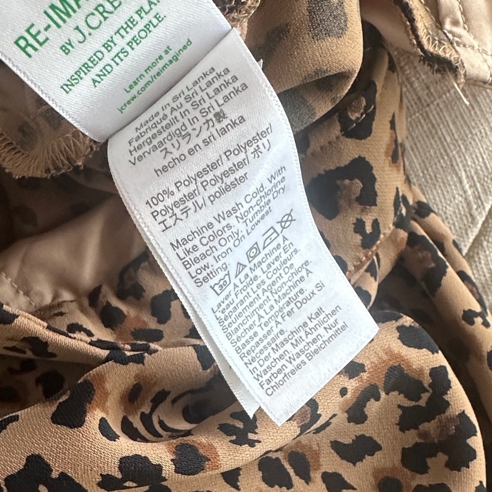 J. Crew Leopard Print Pants - Brown and Black - Picture 9 of 10